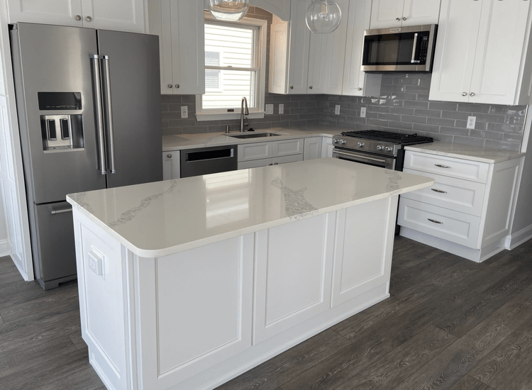Kitchen cabinets & countertop | LeClaire Flooring