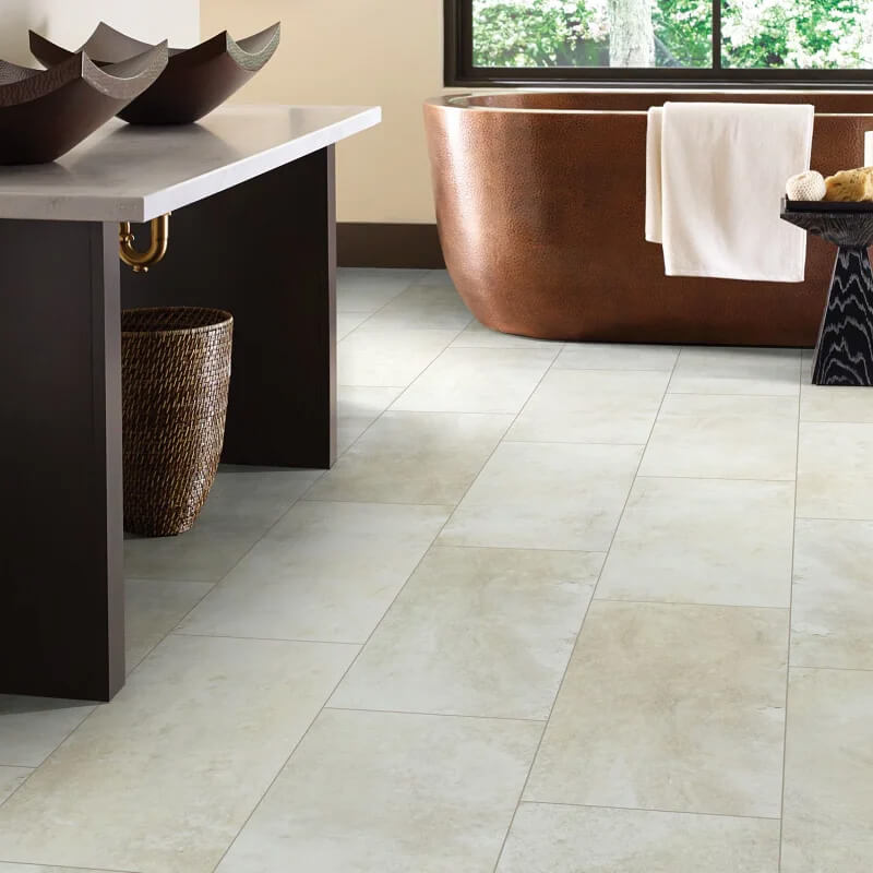 Bathroom vinyl | LeClaire Flooring