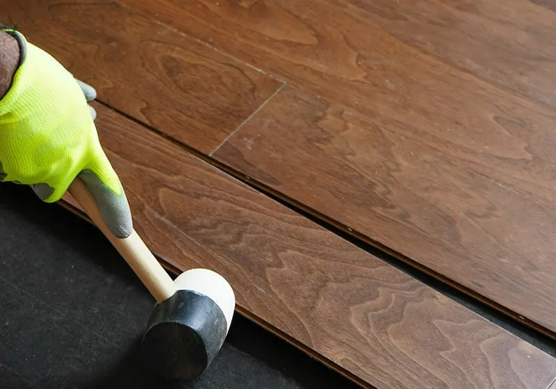 Hardwood installation | LeClaire Flooring