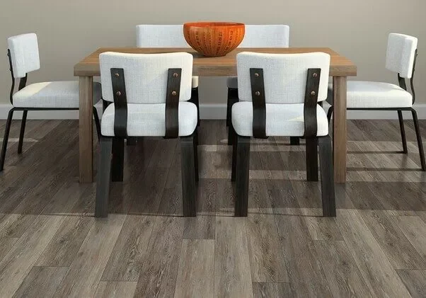 Dinning room vinyl | LeClaire Flooring